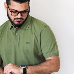 lacoste polo Khaki Color